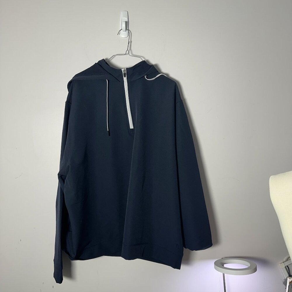 EUC Mens ZYIA Navy Tech 1/4 Zip Hoodies Jacket Blue 3X 3XL XXX BG